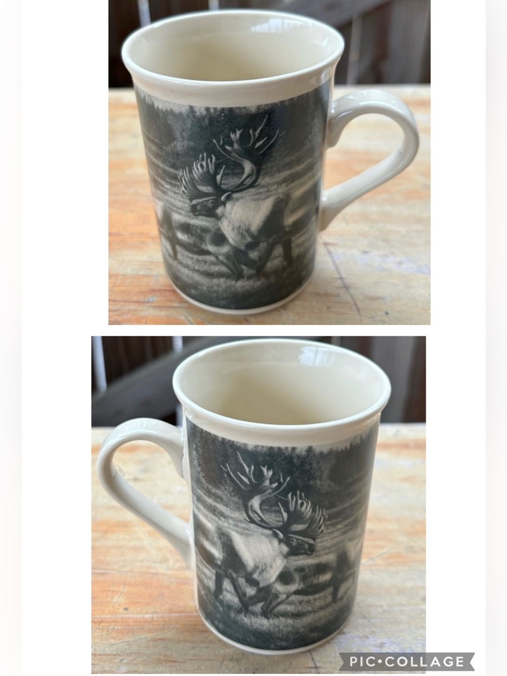 Vintage Design PAC Field & Stream Caribou in a Field Coffee Mug 8oz
